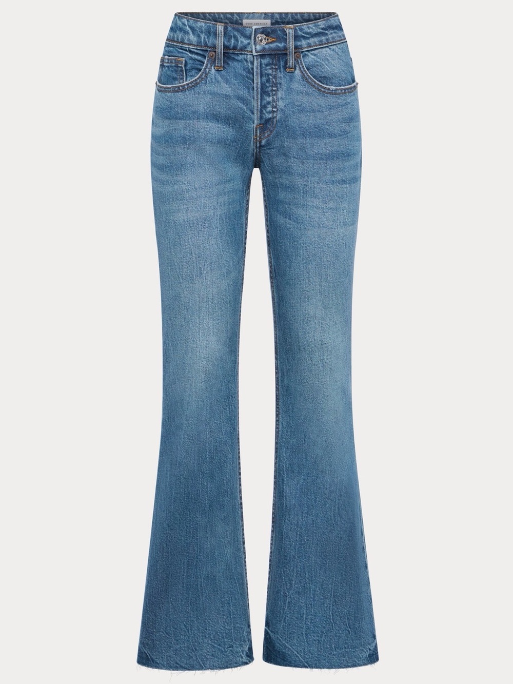 Good American Vintage Low Relaxed Flare Jeans